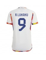 Belgia Romelu Lukaku #9 Vieraspaita MM-kisat 2022 Lyhythihainen